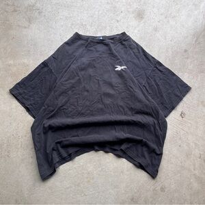 Vintage Y2K Reebok Logo Black T Shirt